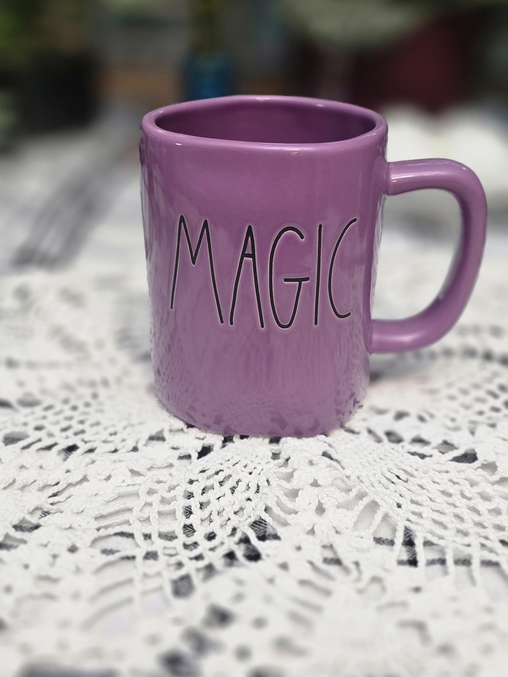 Rae Dunn Magic Ceramic Mug - Purple